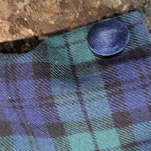 Plaid Green Pendleton Blazer Jacket 10 100% Virgin Wool Made in Portland Oregon - Picture 5 of 6